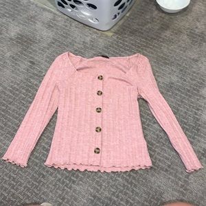pink long sleeve